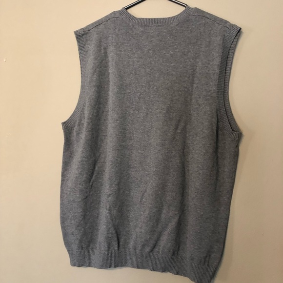 Tommy Hilfiger XL Blue/Gray checkered Sweater Vest - Picture 3 of 3